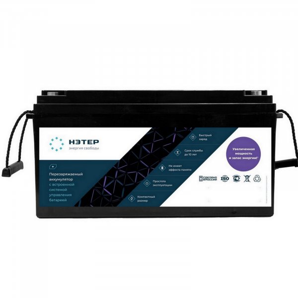 Аккумулятор LiFePO4 12V 168Ah НЭТЕР (LFP4-12.8_168-100P12)